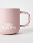 Amy Piper Keep Smiling Noa Mug, 450ml, Pink product photo View 02 S