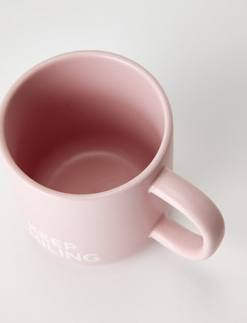 Amy Piper Keep Smiling Noa Mug, 450ml, Pink product photo View 03 L