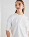 Mineral Boxy Short Sleeve Tee, Ivory product photo