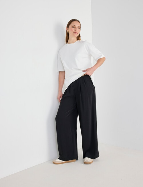 Mineral Boxy Short Sleeve Tee, Ivory product photo View 03 L