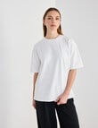 Mineral Boxy Short Sleeve Tee, Ivory product photo View 04 S