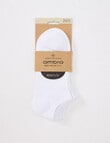 Ambra Organic Cotton Blend Mesh Low Cut, 2-Pack, White product photo View 02 S