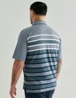 Logan Giffard Pique Short Sleeve Polo Shirt, Navy product photo View 02 S