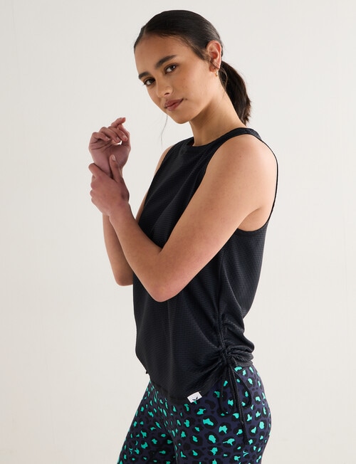 Superfit Textured Ruch Side Tank, Black product photo View 04 L