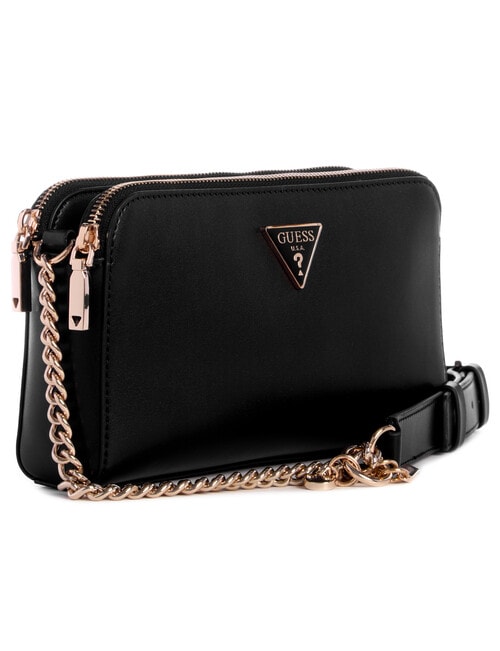 Guess Daryna Status Crossbody Bag, Black product photo View 03 L