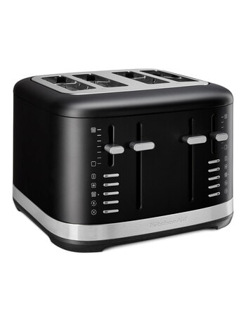 KitchenAid 4 Slice Toaster, Matte Black product photo