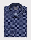Van Heusen Classic Fit Diamond Print Shirt, Navy product photo View 04 S