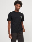 Jack & Jones Tampa Back Print T-Shirt, Black product photo
