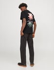 Jack & Jones Tampa Back Print T-Shirt, Black product photo View 02 S