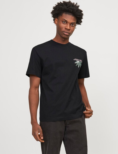 Jack & Jones Tampa Back Print T-Shirt, Black product photo