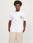 Jack & Jones Tampa Back Print T-Shirt, White product photo