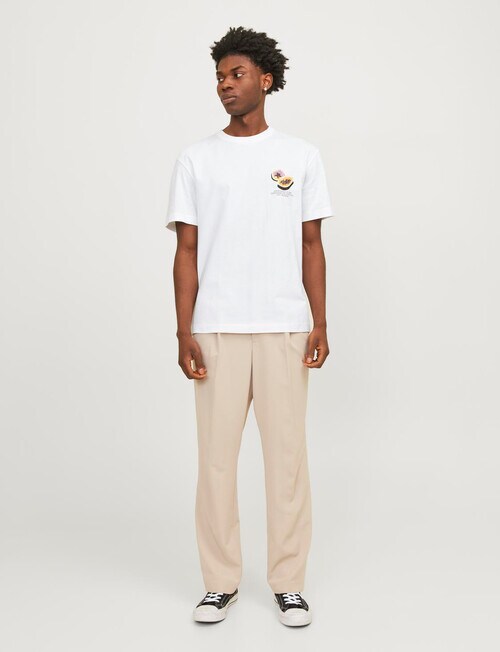 Jack & Jones Tampa Back Print T-Shirt, White product photo View 03 L