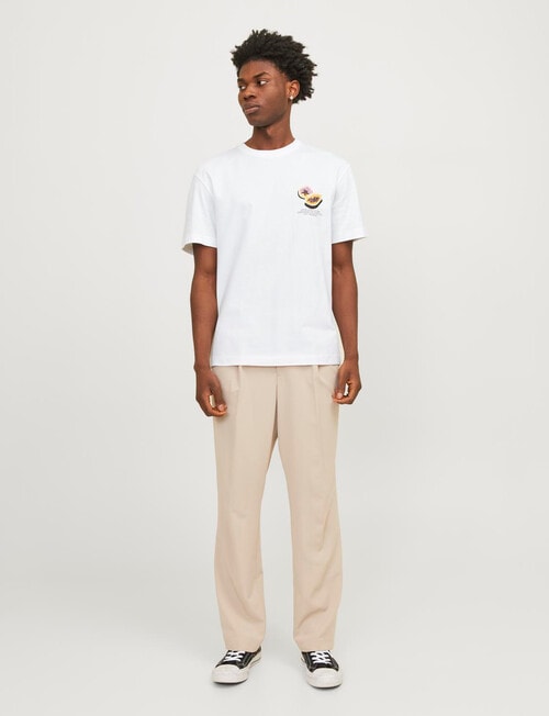 Jack & Jones Tampa Back Print T-Shirt, White product photo View 03 L