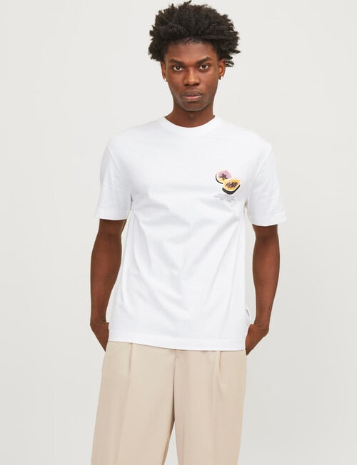 Jack & Jones Tampa Back Print T-Shirt, White product photo