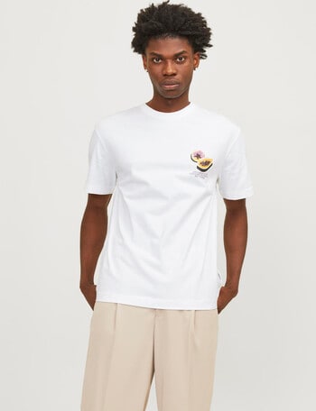 Jack & Jones Tampa Back Print T-Shirt, White product photo