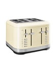KitchenAid 4 Slice Toaster, Almond Cream product photo View 02 S