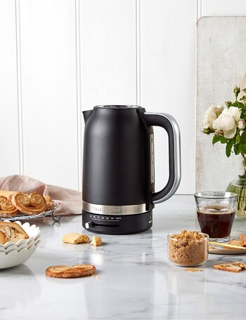 KitchenAid Variable Temperature Kettle, Matte Black, 1.7L product photo