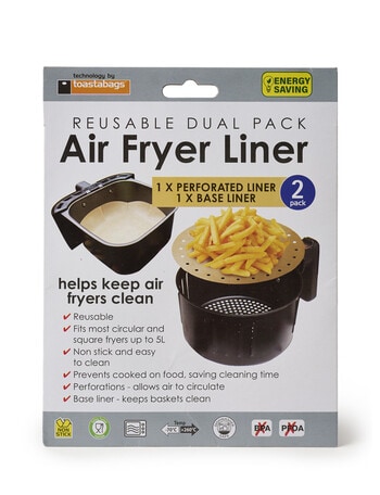 Toastabags Reusable Air-Fryer Liners, Set of 2 product photo