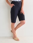 Ella J Classic Shorts, Navy product photo