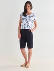 Ella J Classic Shorts, Navy product photo View 03 S