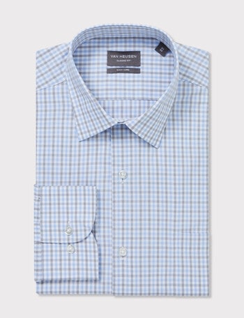 Van Heusen Classic Fit Gingham Check Shirt, Sky product photo