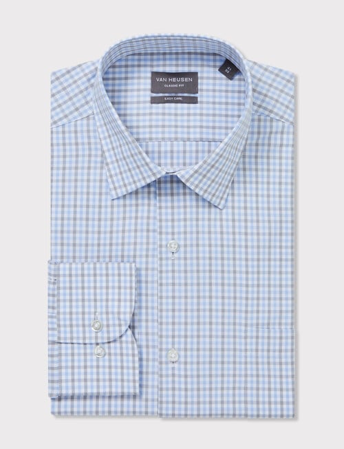 Van Heusen Classic Fit Gingham Check Shirt, Sky product photo