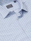 Van Heusen Classic Fit Gingham Check Shirt, Sky product photo View 02 S