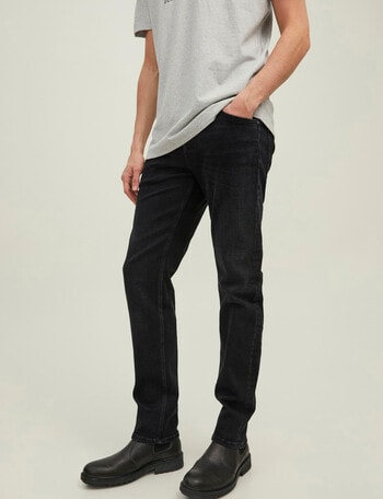 Jack & Jones Mike Original 111 Tapered, Black Denim product photo