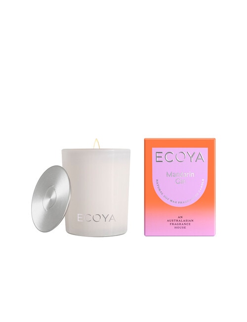 Ecoya Mandarin Gin Mini Madison Candle, 80g product photo