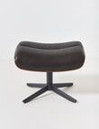 LUCA Furniture Jackson Leather Footstool, Ash product photo View 02 S