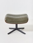 LUCA Furniture Jackson Leather Footstool, Green product photo View 02 S