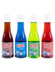 Slush Puppie Syrups, 4-Pack, Cola, Blue Raspberry, Lemon/Lime & Strawberry product photo View 03 S