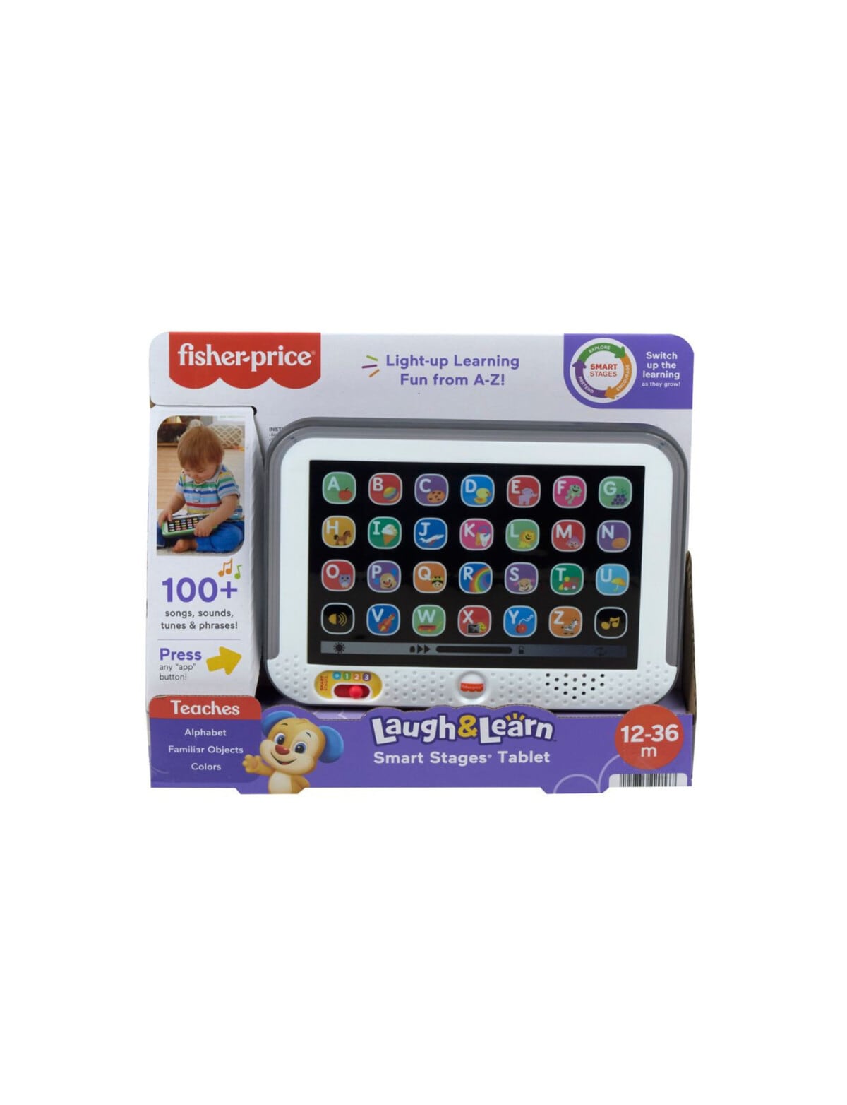 Fisher Price Laugh Learn Smart Stages Tablet, Assorted Infants