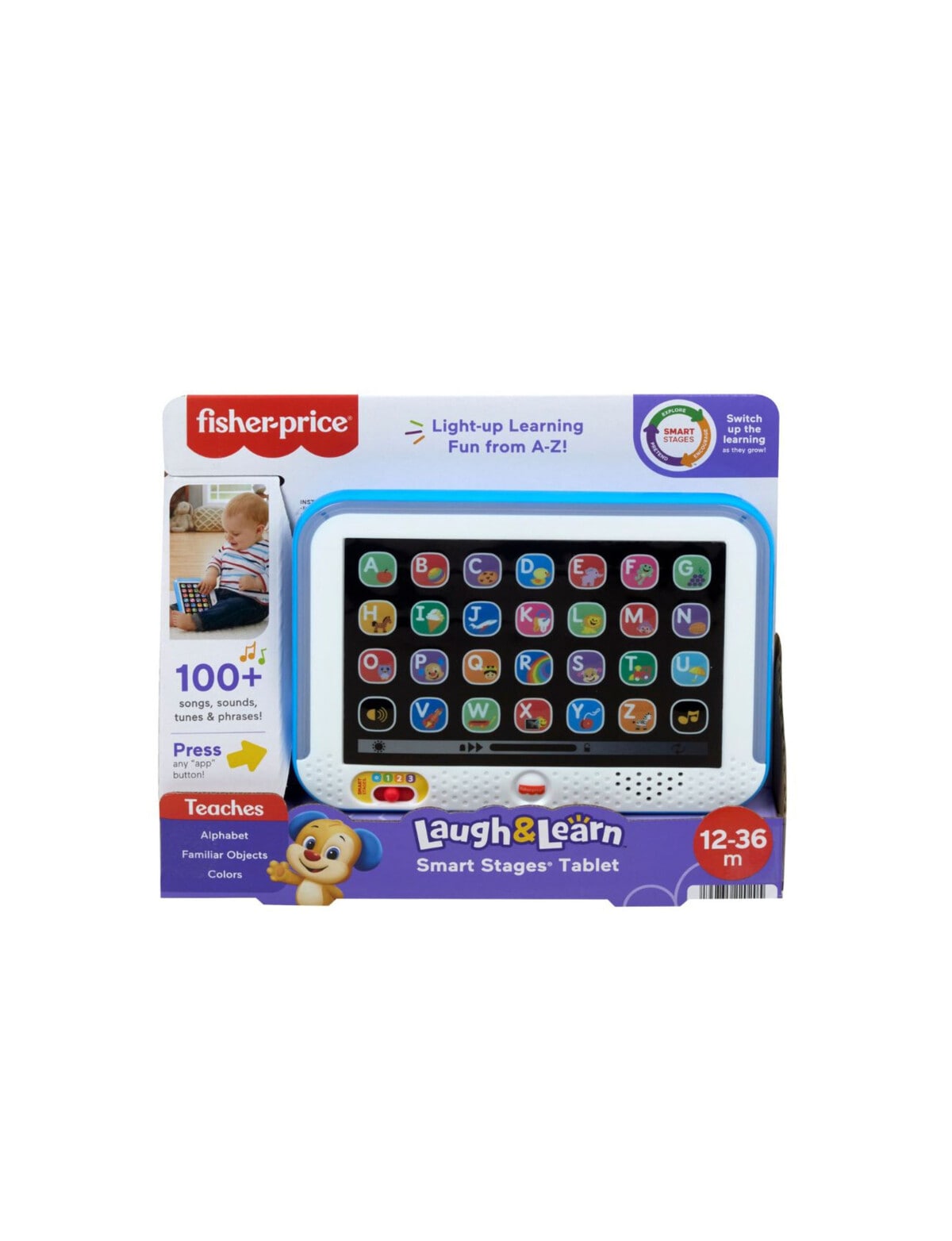 Fisher Price Laugh Learn Smart Stages Tablet, Assorted Infants