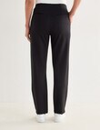 Ella J Ponte Straight Leg Pant, Black product photo View 02 S