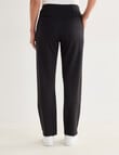 Ella J Ponte Straight Leg Pant, Black product photo View 02 S