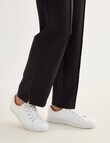 Ella J Ponte Straight Leg Pant, Black product photo View 06 S
