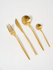 Amy Piper Austen Cutlery Set, 16-Pieces, Gold Tone product photo