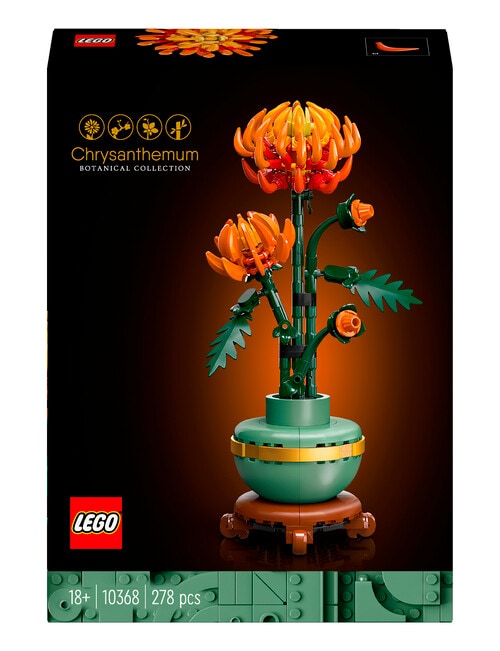 LEGO Botanicals Chrysanthemum, 10368 product photo View 02 L