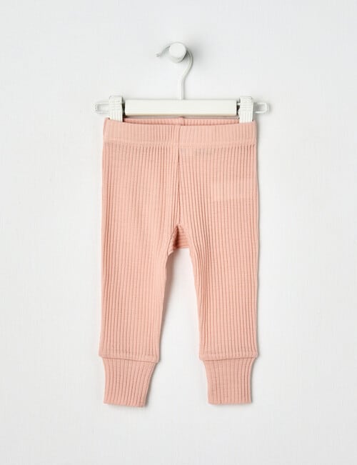 Milly & Milo Merino Rib Legging, Ballet Pink product photo View 03 L