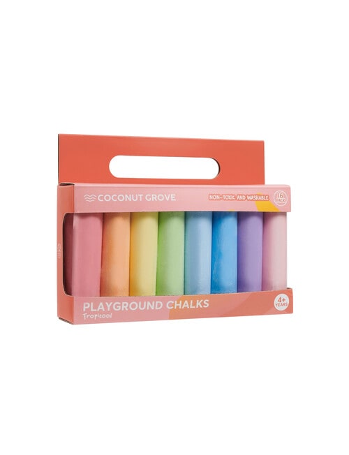 Coconut Grove Playground Chalks Tropicool, 16-Pack product photo