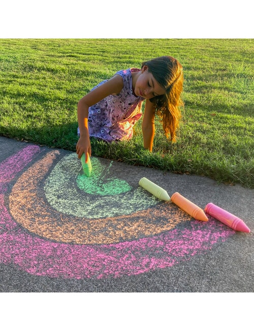 Coconut Grove Playground Jumbo Chalks Tropicool, 4-Pack product photo View 03 L