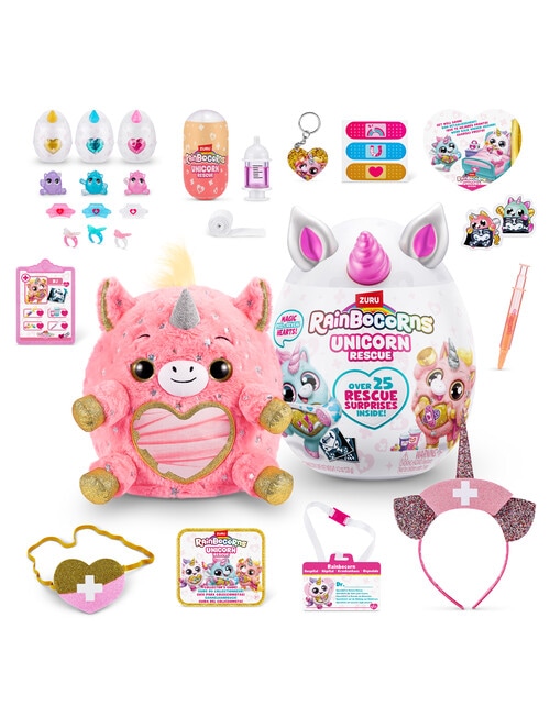 Rainbocorns Big Unicorn Rescue Surprise Series 4, Assorted product photo View 03 L