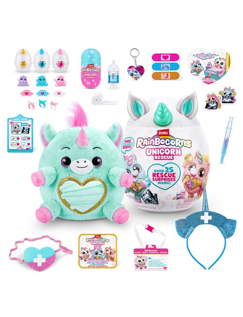 Rainbocorns Big Unicorn Rescue Surprise Series 4, Assorted product photo View 04 L