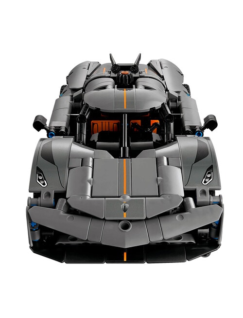 LEGO Technic Koenigsegg Jesko Absolut Grey Hypercar, 42173 product photo View 06 L