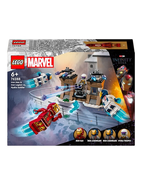 LEGO Superheroes Marvel Iron Man & Iron Legion vs. Hydra Soldier, 76288 product photo View 02 L