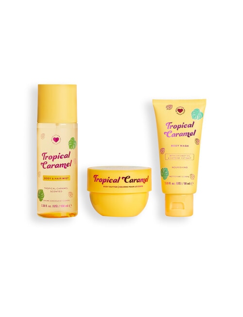 Revolution I Heart Tropical Caramel Bath & Body Gift Set product photo View 02 L
