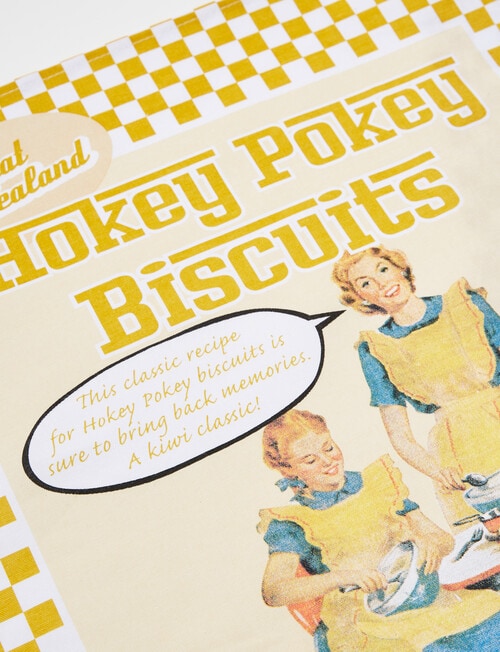 New Zealand Recipe Tea Towel, Set of 2, Red & Mustard product photo View 04 L