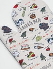 New Zealand Kiwiana Oven Glove, Cream product photo View 03 S