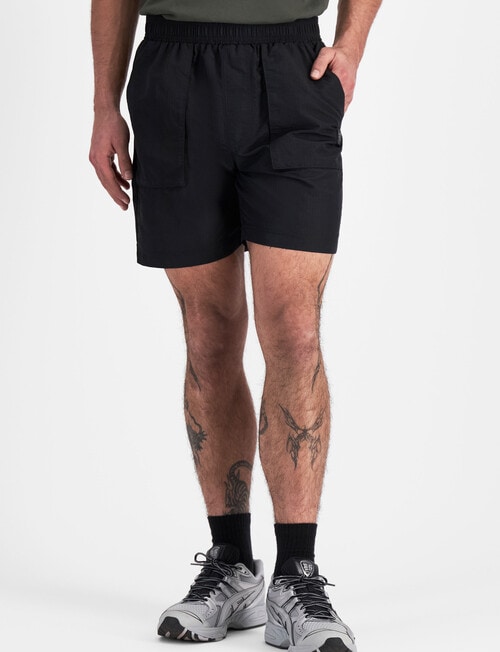 Champion Rochester Nylon Shorts, Black product photo